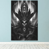 Taidushan Sai Talons of Time BlackSun Canvas Print Leinwanddruck (Insitu (Holzboden))