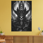 Taidushan Sai Talons of Time BlackSun Canvas Print Leinwanddruck (Insitu (Wohnzimmer))