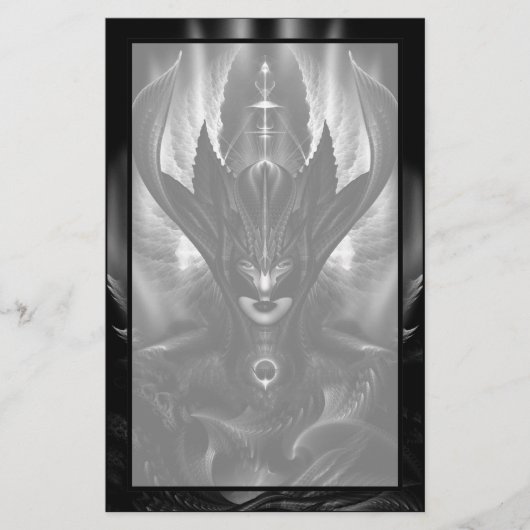 Taidushan Sai Talons of Time BlackSun Stationery Briefpapier (Vorderseite)