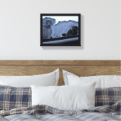 Taif Baboons Leinwanddruck (Insitu (Schlafzimmer))