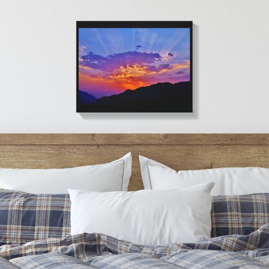 Taif Sunset Leinwanddruck (Insitu (Schlafzimmer))