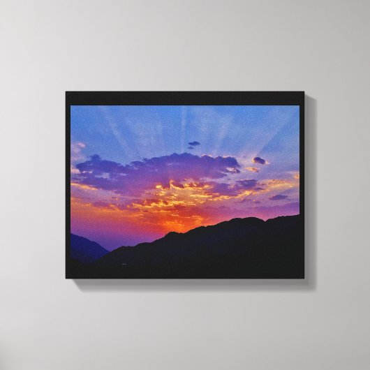 Taif Sunset Leinwanddruck (Vorderseite)