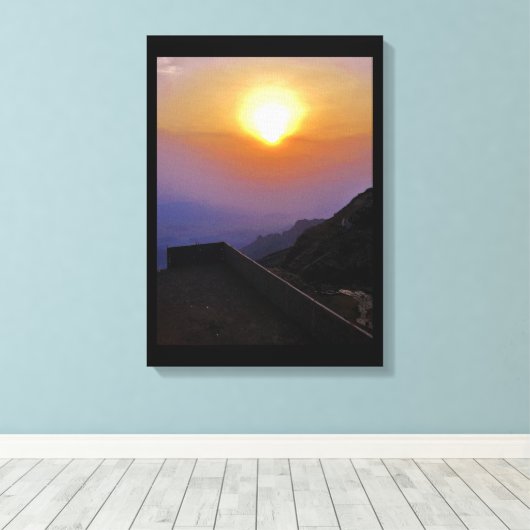 Taif Sunset Leinwanddruck (Insitu (Holzboden))