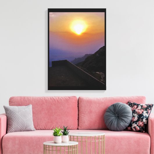 Taif Sunset Leinwanddruck (Insitu (Wohnzimmer))