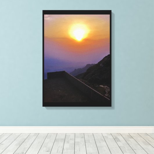 Taif Sunset Leinwanddruck (Insitu (Holzboden))