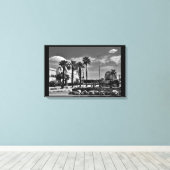 Taif View Leinwanddruck (Insitu (Holzboden))