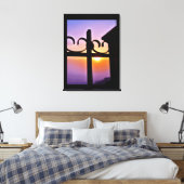 Taif View Leinwanddruck (Insitu (Schlafzimmer))