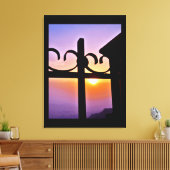 Taif View Leinwanddruck (Insitu (Wohnzimmer))