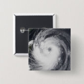 Taifun Chaba im Western des Pazifischen Ozeans Button (Vorne & Hinten)