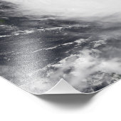 Taifun Chaba im Western des Pazifischen Ozeans Fotodruck (Ecke)