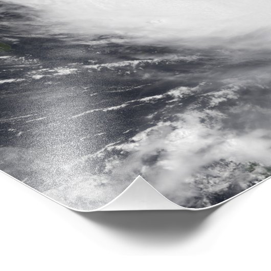 Taifun Chaba im Western des Pazifischen Ozeans Fotodruck (Ecke)