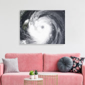 Taifun Chaba im Western des Pazifischen Ozeans Leinwanddruck (Insitu (Wohnzimmer))