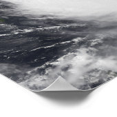 Taifun Chaba im Western des Pazifischen Ozeans Poster (Ecke)