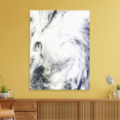 Taifun Chaba in der philippinischen See Leinwanddruck (Insitu (Wohnzimmer))