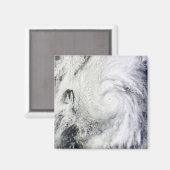 Taifun Chaba in der philippinischen See Magnet (Vorderseite/Rückseite)