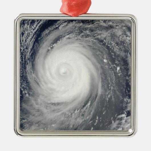 Taifun Choi-wan südlich von Japan, Pazifischer Oze Silbernes Ornament (Vorne)