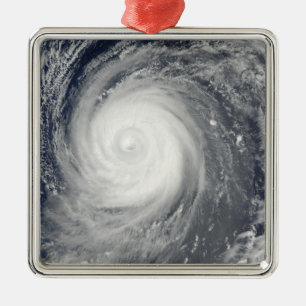 Taifun Choi-WAN südlich von Japan, Pazifischer Silbernes Ornament