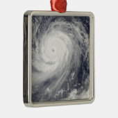 Taifun Choi-wan westlich der Mariana-Inseln Ornament Aus Metall (Rechts)