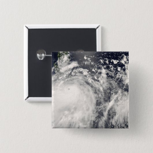 Taifun Fengshen über den Philippinen Button (Vorne & Hinten)