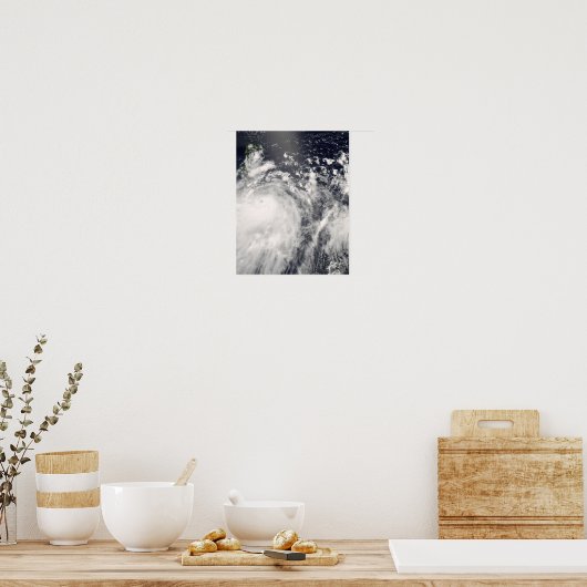 Taifun Fengshen über den Philippinen Poster (Küche)