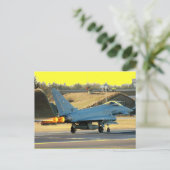 Taifun im Nachbrenner Postkarte (Stehend Vorderseite)