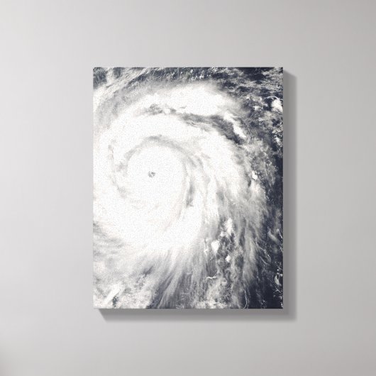 Taifun Jangmi vor Taiwan und den Philippinen Leinwanddruck (Vorderseite)