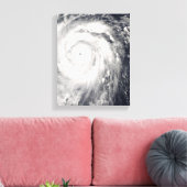 Taifun Jangmi vor Taiwan und den Philippinen Leinwanddruck (Insitu (Wohnzimmer))