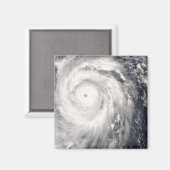 Taifun Jangmi vor Taiwan und den Philippinen Magnet (Vorderseite/Rückseite)