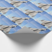 Taifun-Kampfflugzeug Geschenkpapier (Ecke)