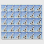 Taifun-Kampfflugzeug Geschenkpapier (Flach)