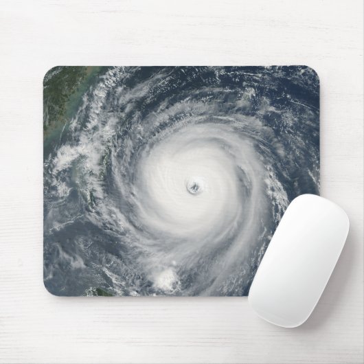 Taifun Longwang nähert sich Taiwan Mousepad (Mit Mouse)