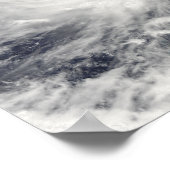 Taifun Lupit über dem Western Pazifischer Ozean Poster (Ecke)