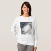 Taifun Lupit über dem Western Pazifischer Ozean T-Shirt (Vorne ganz)