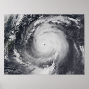 Taifun Maemi im Western des Pazifischen Ozeans Poster