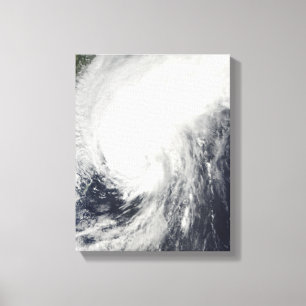 Taifun Melor, das Japan sich nähert Leinwanddruck