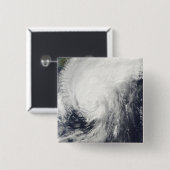 Taifun Melor nähert sich Japan Button (Vorne & Hinten)