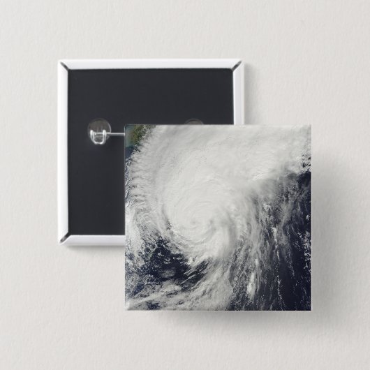 Taifun Melor nähert sich Japan Button (Vorne & Hinten)