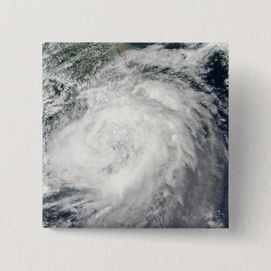 Taifun Morakot über China Button (Vorderseite)