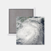 Taifun Morakot über China Magnet (Vorderseite/Rückseite)