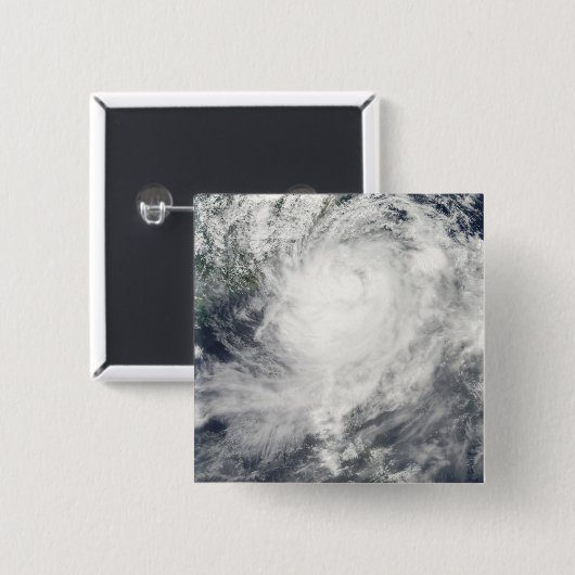 Taifun Morakot über Taiwan Button (Vorne & Hinten)