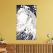 Taifun Nakri vor Japan Leinwanddruck (Insitu (Wohnzimmer))