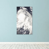 Taifun Nakri vor Japan Leinwanddruck (Insitu (Holzboden))