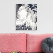 Taifun Nakri vor Japan Leinwanddruck (Insitu (Wohnzimmer))