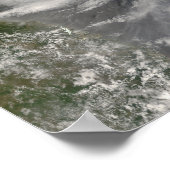 Taifun Neoguri nähert sich der China Poster (Ecke)