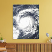 Taifun Nida im Pazifik Leinwanddruck (Insitu (Wohnzimmer))