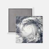 Taifun Nida im Pazifik Magnet (Vorderseite/Rückseite)