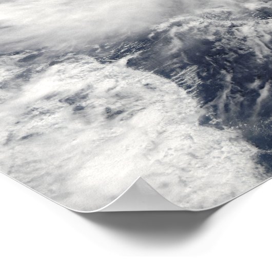 Taifun Nida im Pazifik Poster (Ecke)