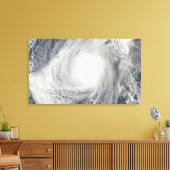 Taifun Nida südwestlich von Iwo Jima Leinwanddruck (Insitu (Wohnzimmer))