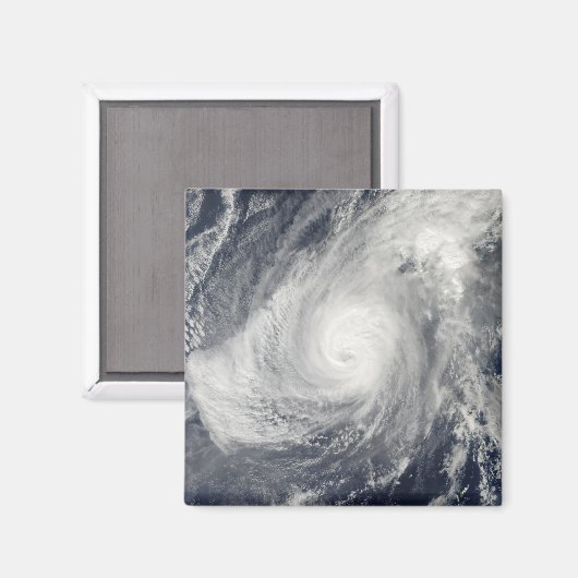 Taifun Nida südwestlich von Iwo Jima Magnet (Vorderseite/Rückseite)