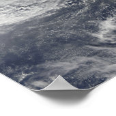 Taifun Nida südwestlich von Iwo Jima Poster (Ecke)